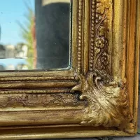 Hand Carved Gilded Mirror