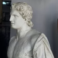 Alexander the Great Statue Made with Compressed Marble Powder