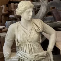 Artemis Statue Made with Compressed Marble Powder