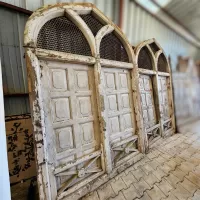 Old Wooden And Iron Detailed Door