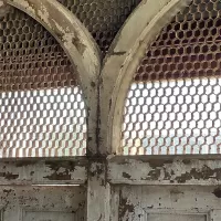 Old Wooden And Iron Detailed Door