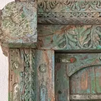 Old Indian Wood Door