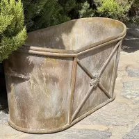 Metal Garden Tub