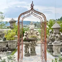 Large Metal Archway Entry
