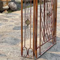 Large Metal Archway Entry