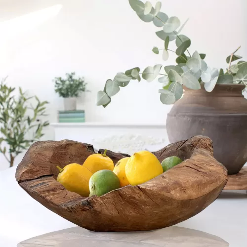 Teak Wood Bowl