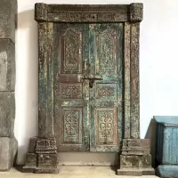 Eski El Oyması Hint kapı