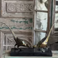 Bronze Pheasant Sculpture