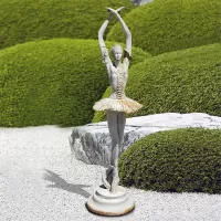 Cast Iron Ballerina Sculpture