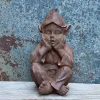 Cast Iron Garden Gnome Statue