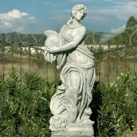 Roman Goddess Gladiator Stone Garden Statue