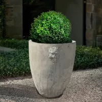 Cast Stone Flower Pot