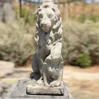 Cast Stone Lion Statue