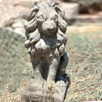 Cast Stone Lion Statue