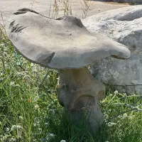 Cast Stone Garden Mushroom