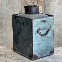 Metal Container Bucket with Spout Lid