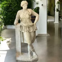 Artemis Statue Made with Compressed Marble Powder