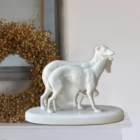 Art Deco Ceramic Hunting Dogs