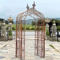 Large Metal Archway Entry