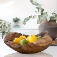 Teak Wood Bowl