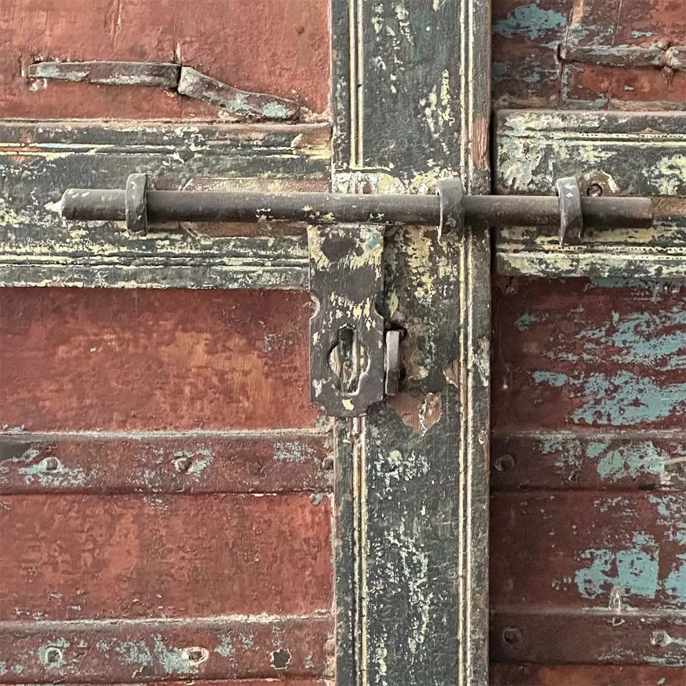 Old Indian Wood Door