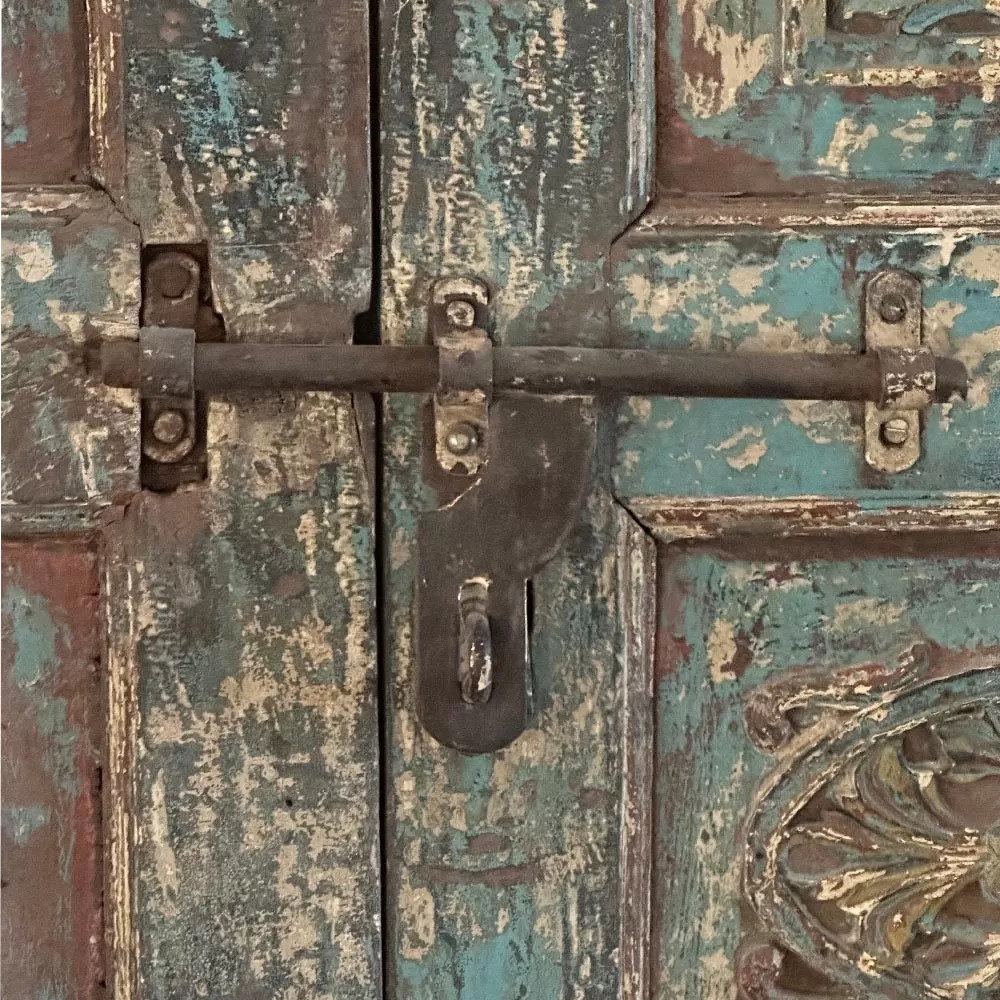 Old Indian Wood Door