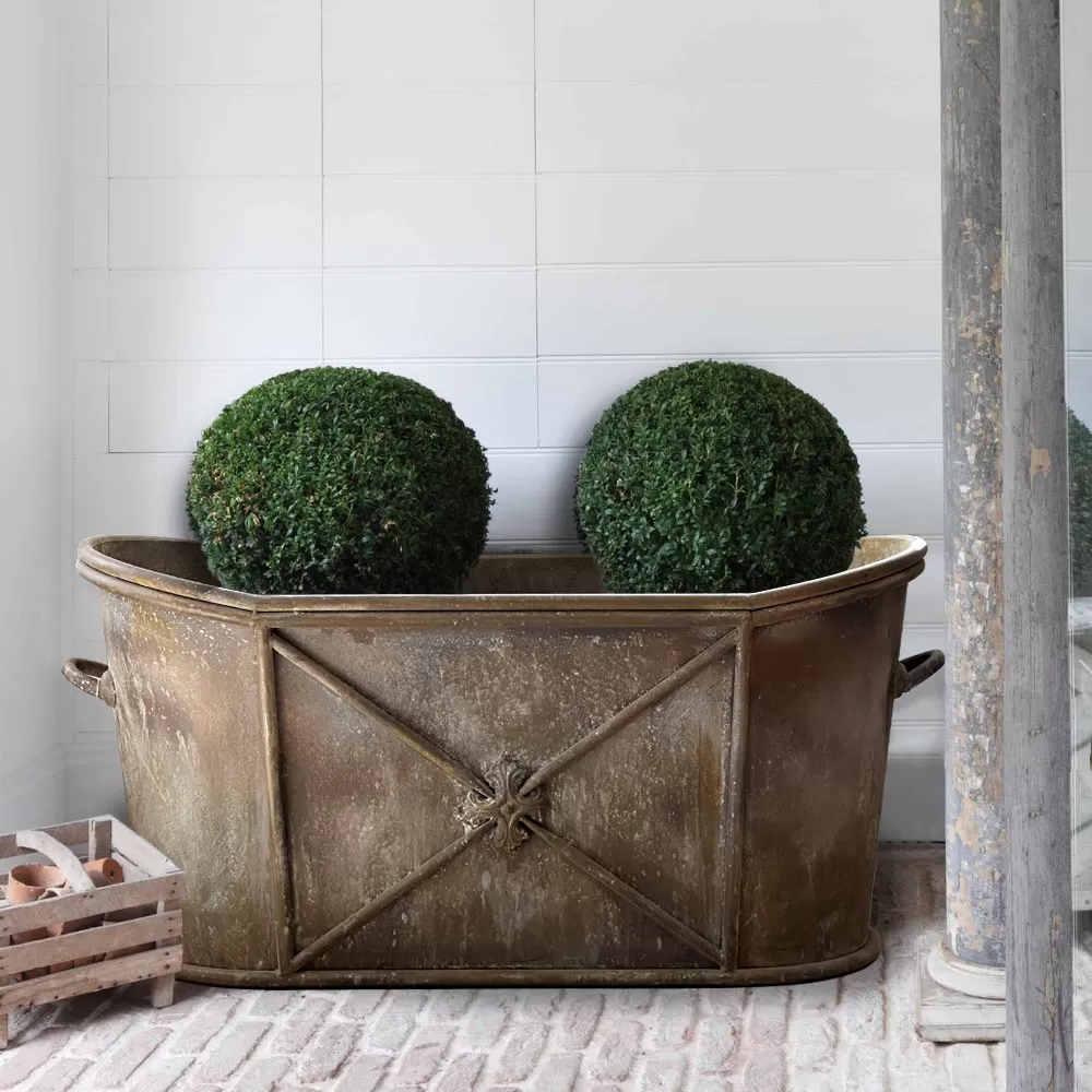 Metal Garden Tub